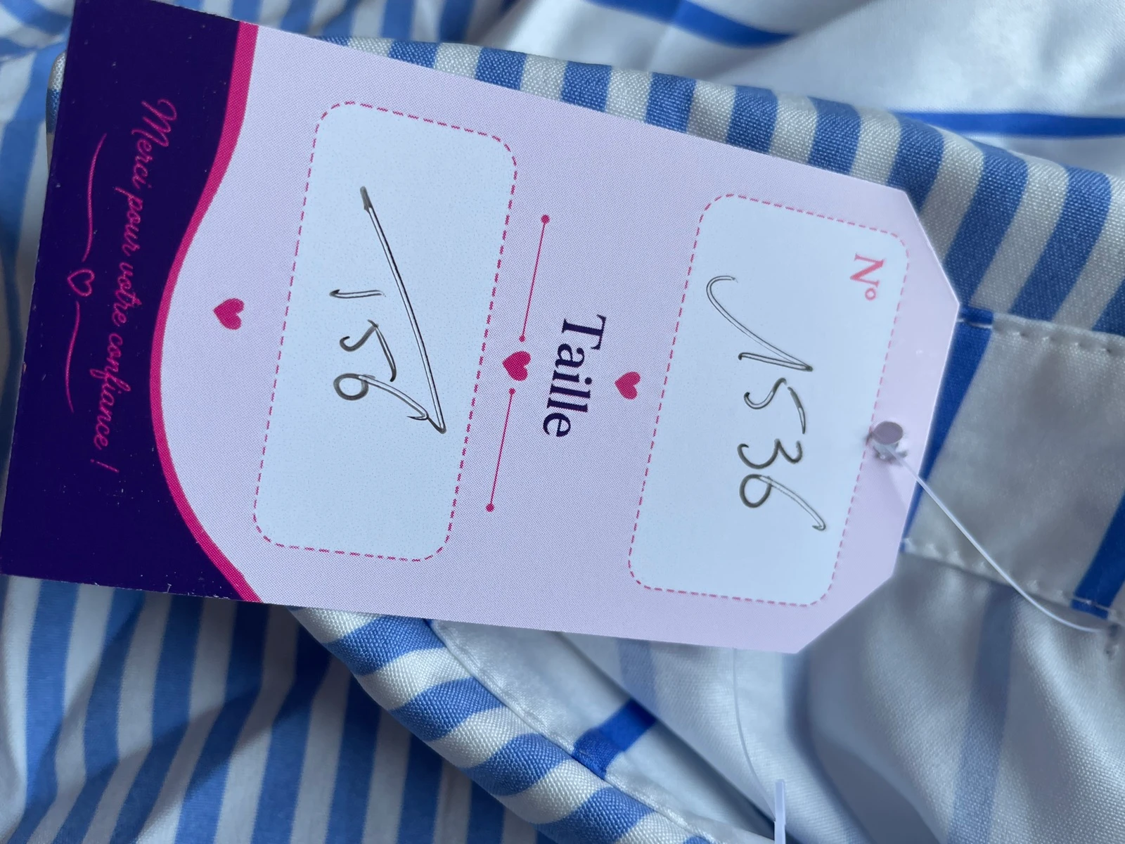 💖 chemise longa branca e azul céu listrada tamanho grande 56 oversize assimétrica 💖 – photo 8